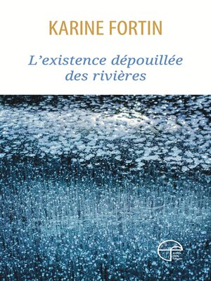 cover image of L'existence dépouillée des rivières